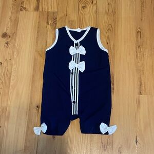 SHEIN Navy and White Kids One Piece